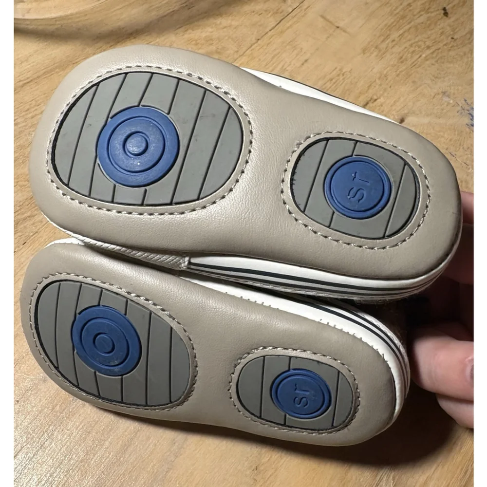 Stride Rite shoes Sneakers size 6-12 months Brown Limitless Lee First Walkers